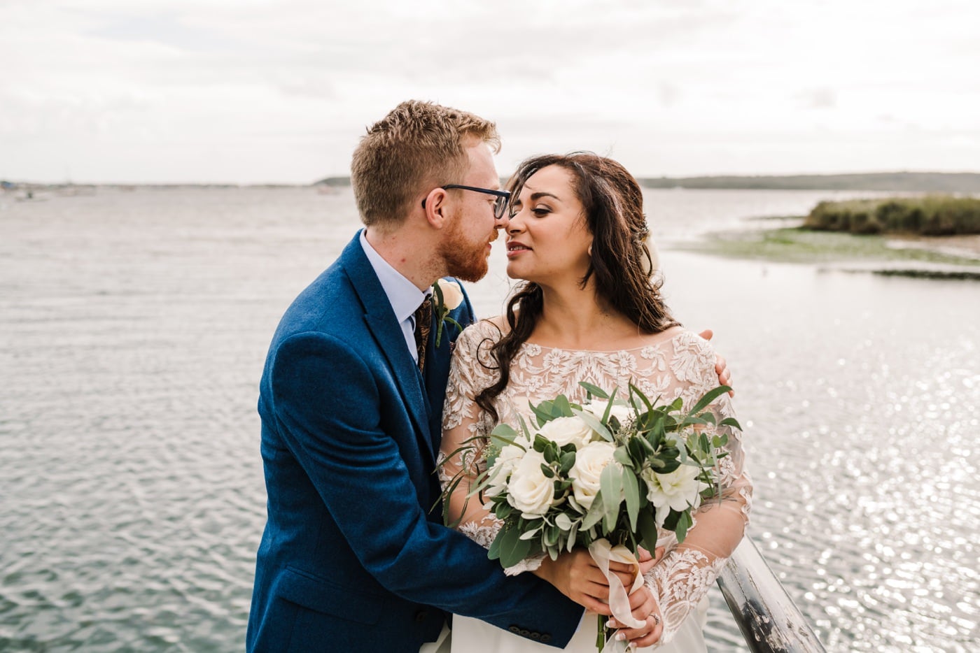 Dorset wedding photography at Christchurch Harbour Hotel