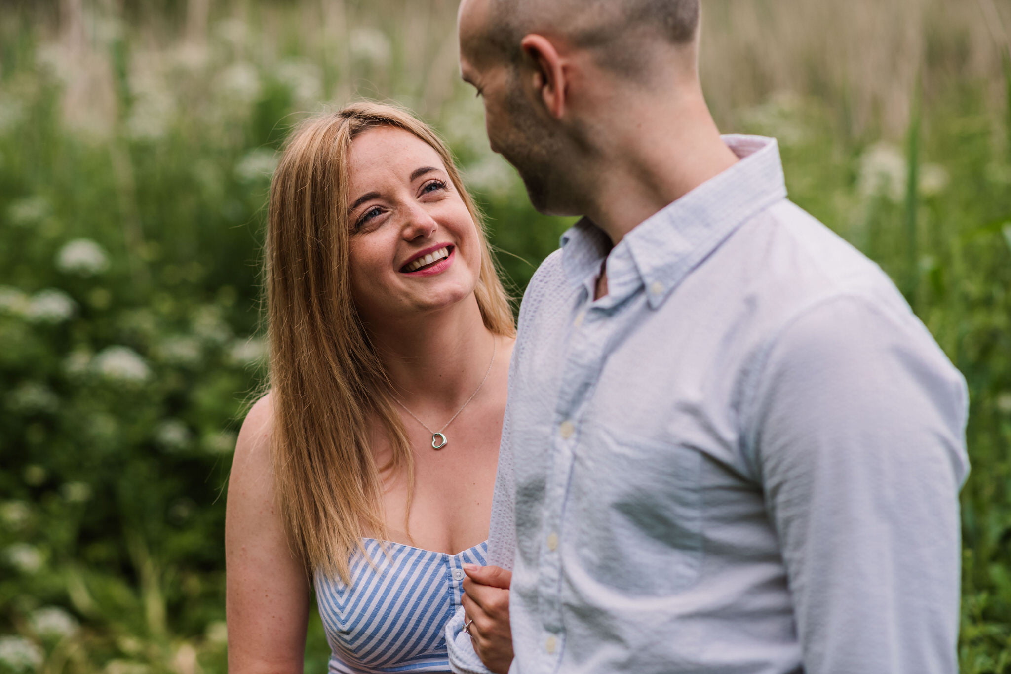 Closeup Hampshire Engagement Shoot