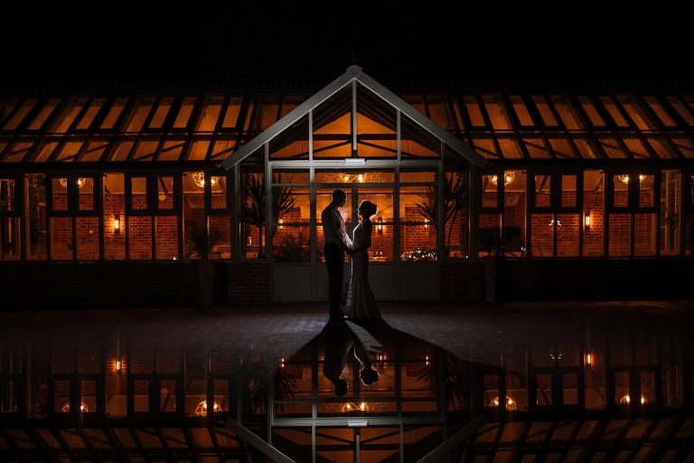 Night time photography at At Syrencot Wedding