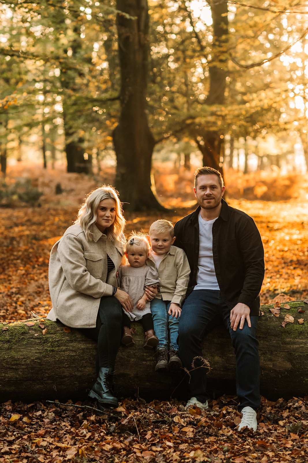 Golden hour family photoshoot