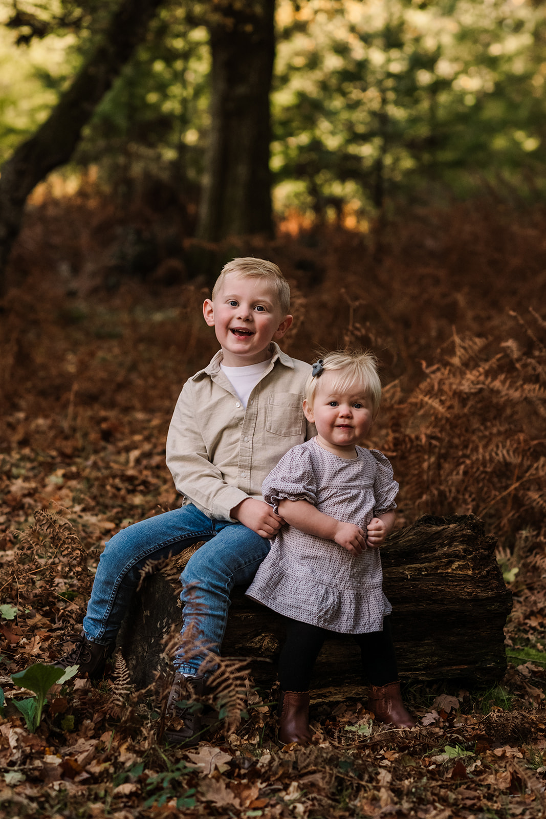 Children at Hampshire Family Photoshoot