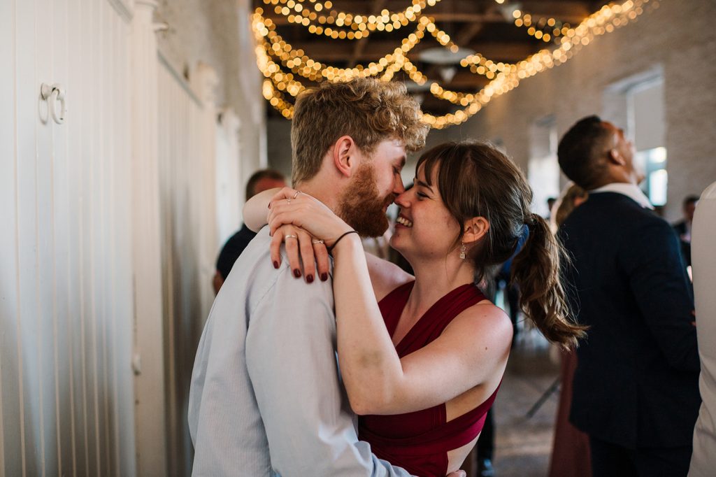 Couple dancing at Somerset wedding venue