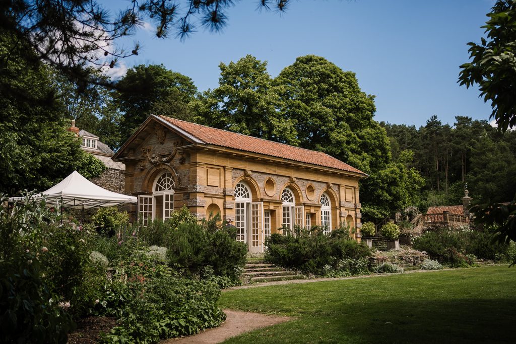 The orangery wedding ceremony at Hestercombe Wedding