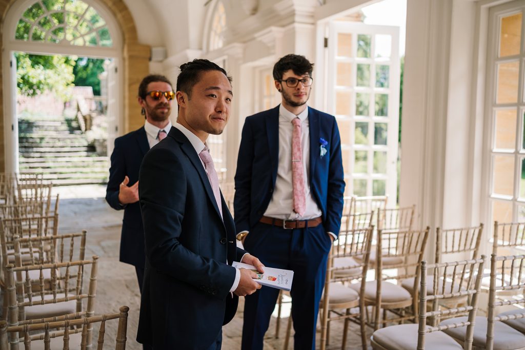 Photo of Groomsmen at Hestercombe Wedding