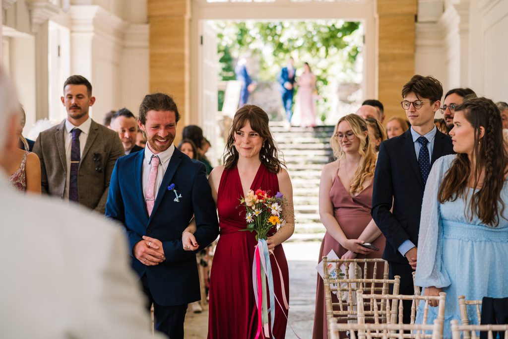 Bridesmaids at Hestercombe Wedding Ceremony