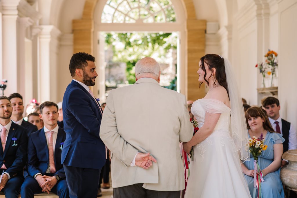 Photography during ceremony at Hestercombe
