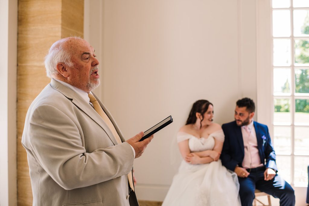Orangery ceremony at Hestercombe