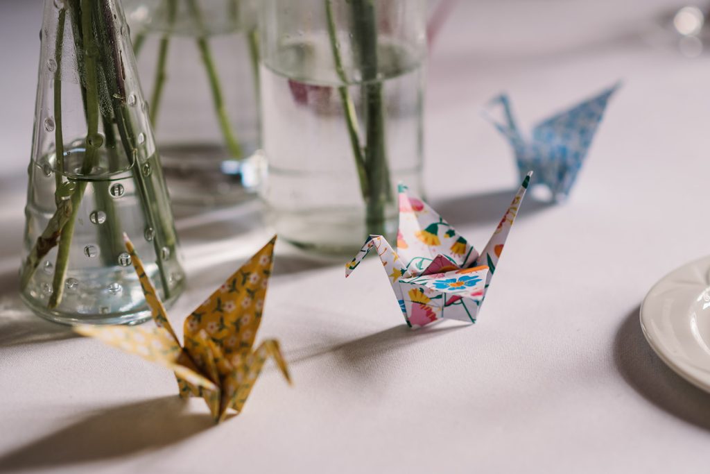 DIY Wedding Origami Cranes
