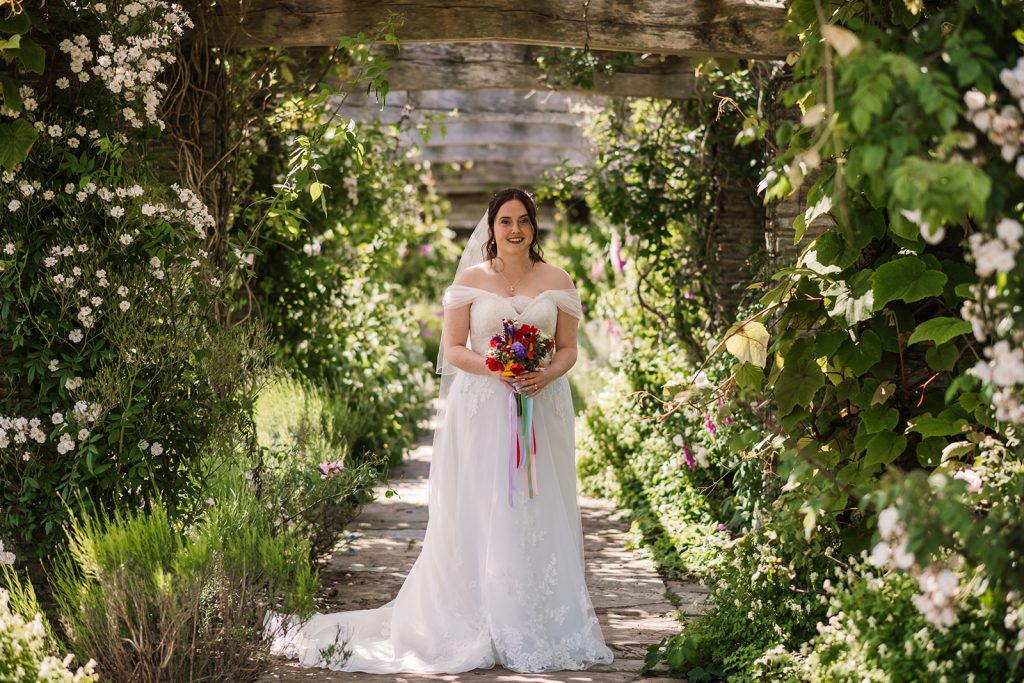 Photography of Bride at her Hestercombe Wedding