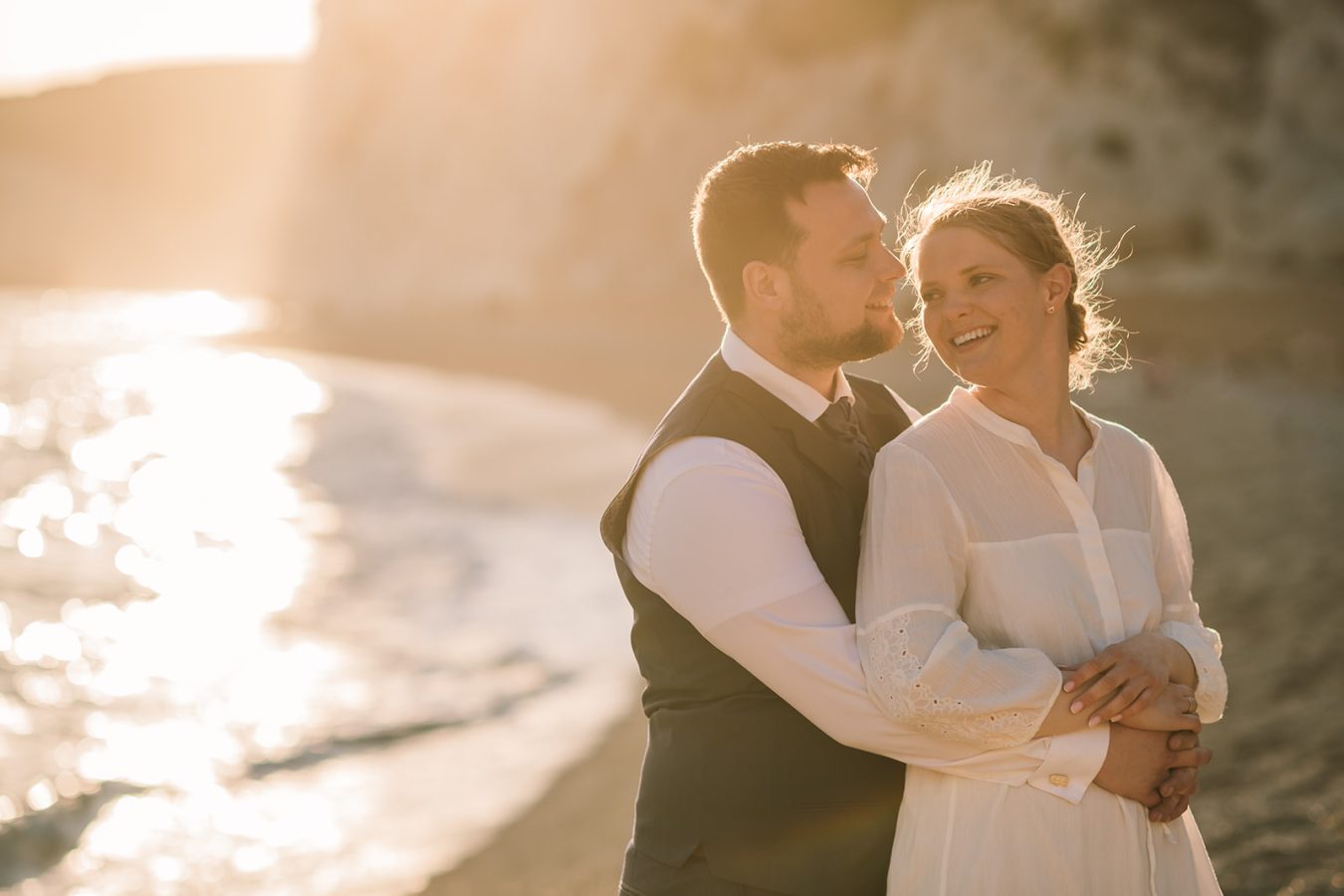 Durdle Door Beach Engagement Shoot