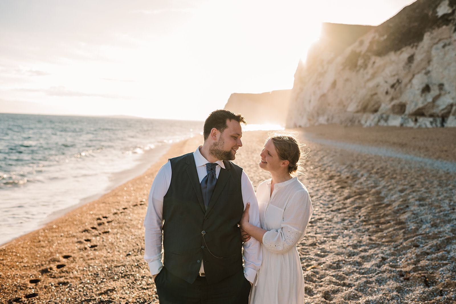 Durdle Door Photoshoot for Dorset Honeymoon